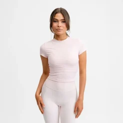 Butter Soft Tee Pink Blush