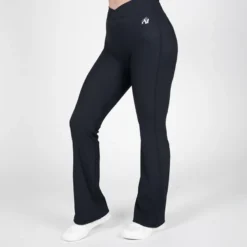 Carmen Flared Leggings, Black