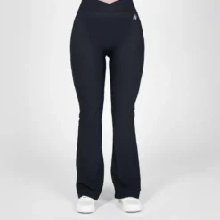 Carmen Flared Leggings, Black