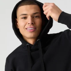 Centre Hoodie, Black Beauty
