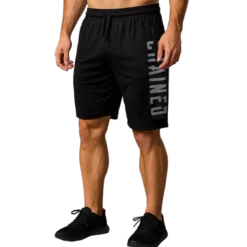 Chained Mesh Shorts Black/Grey
