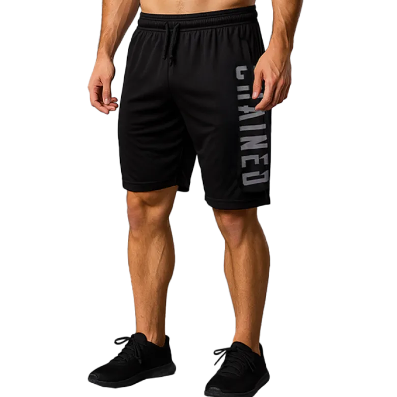 Chained Mesh Shorts Black/Grey