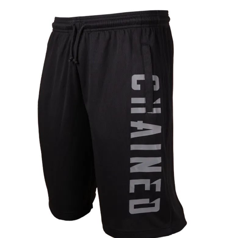 Chained Mesh Shorts Black/Grey