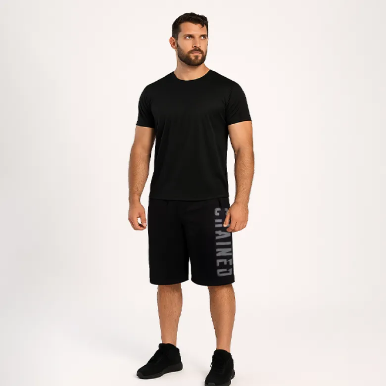 Chained Mesh Shorts Black/Grey