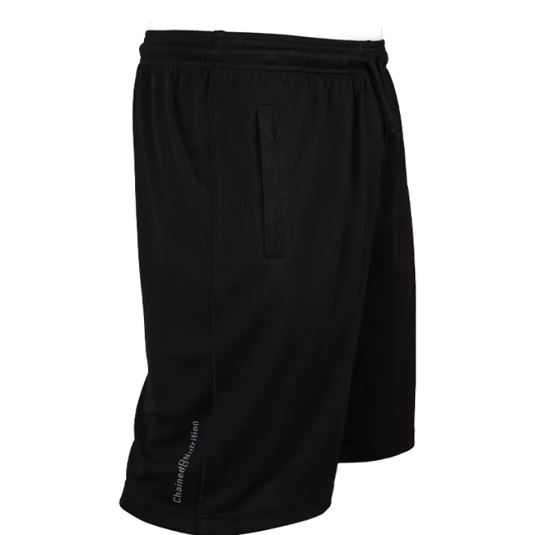 Chained Mesh Shorts Black/Grey