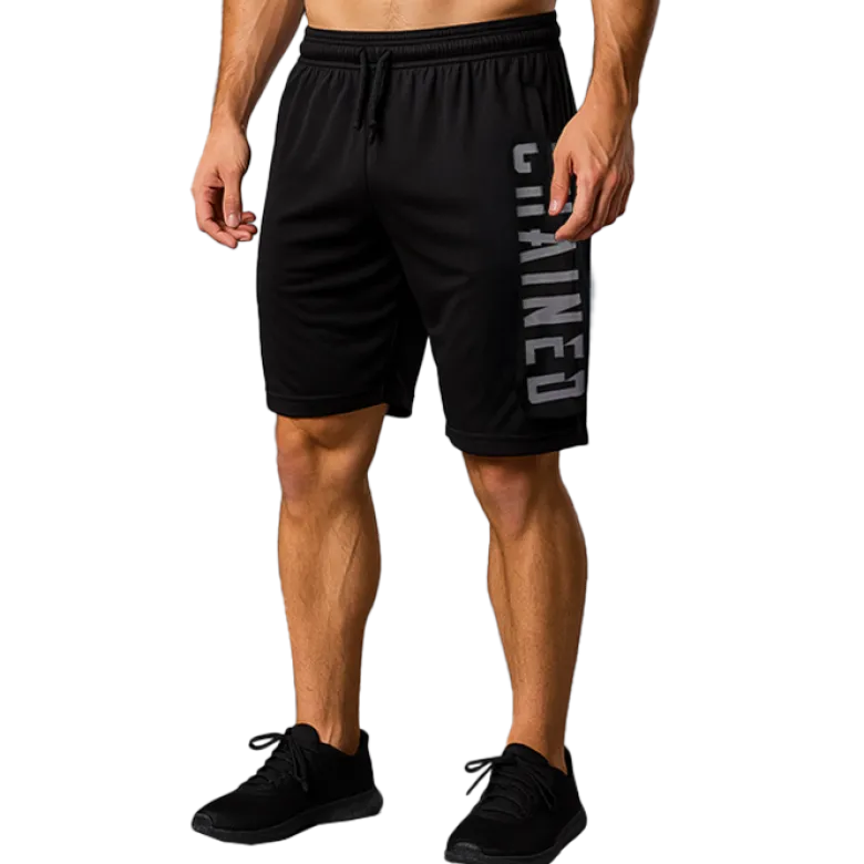 Chained Mesh Shorts Black/Grey