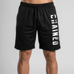 Chained Mesh Shorts Black/White