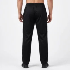Chained Straight Mesh Pants Black/Black