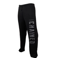 Chained Straight Mesh Pants Black/Grey