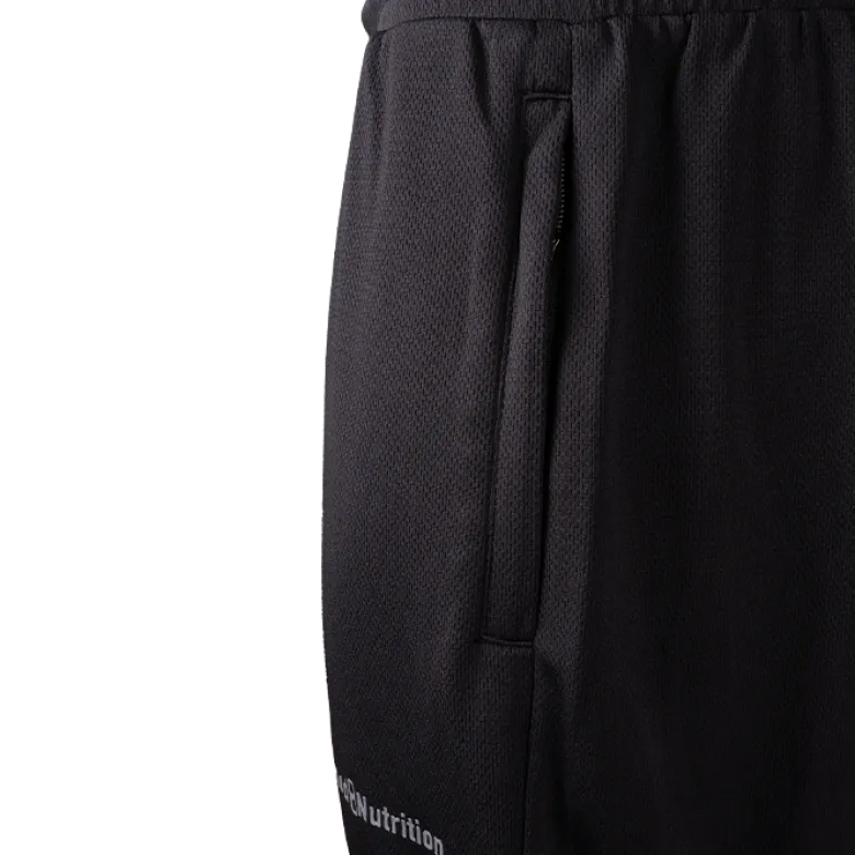 Chained Straight Mesh Pants Black/Grey