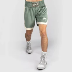Classic Boxing Shorts Aqua Green/Ivory