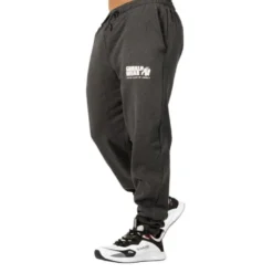 Classic Oversized Sweatpants, Dark Grey Melange