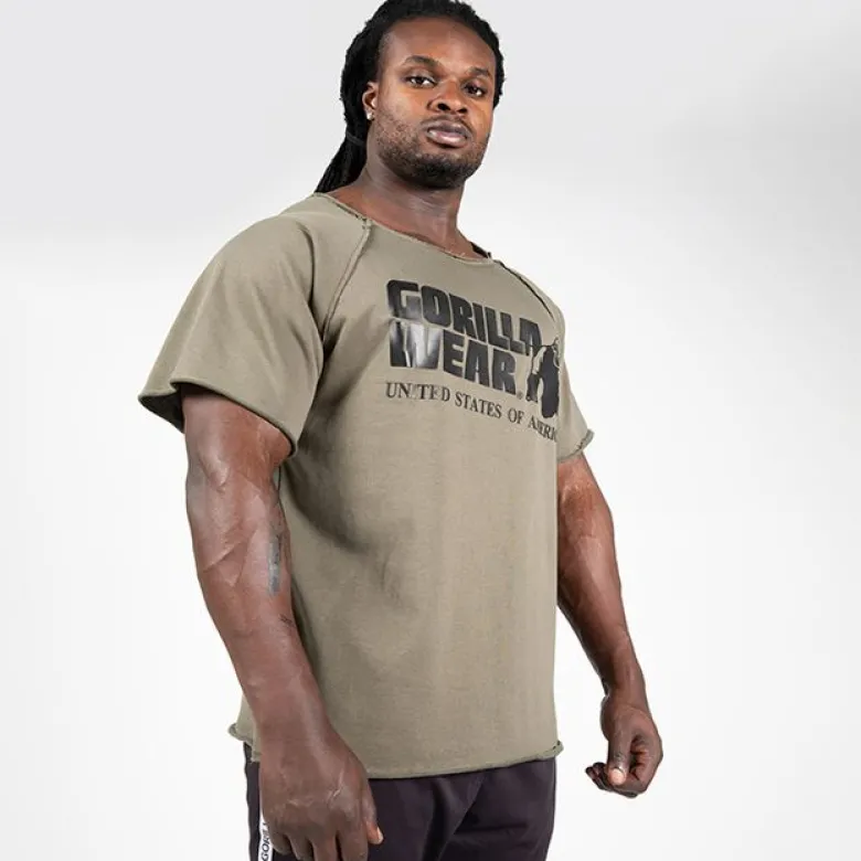 Classic Workout Top, Army Green