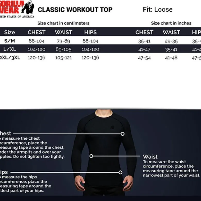 Classic Workout Top, Black