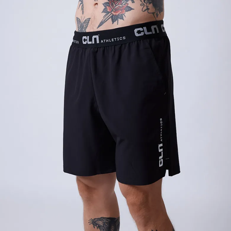 CLN Dino Stretch Shorts, Black