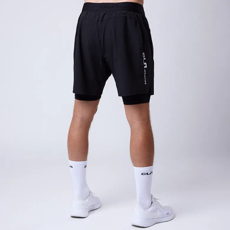 CLN Rep 2 in 1 Shorts, Black
