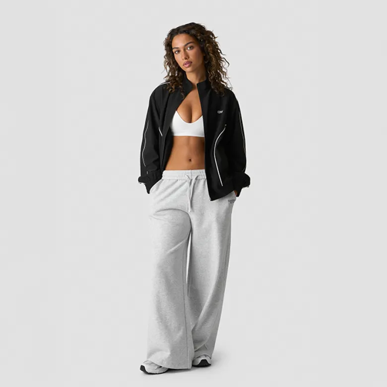 Contrast Track Jacket, Black