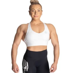 Core Sports Bra, White