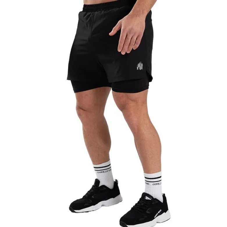 Cortez 2-In-1 Shorts, Black