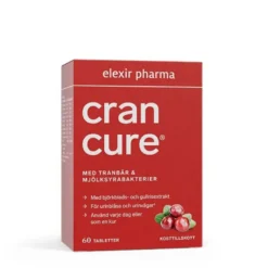 Cran Cure® Tranbär + Mjölksyrabakterier 60 tabletter