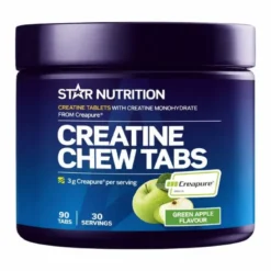 Creatine Chew Tabs, Green Apple, 90 tabs