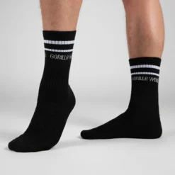 Crew Socks 2-Pack, Black