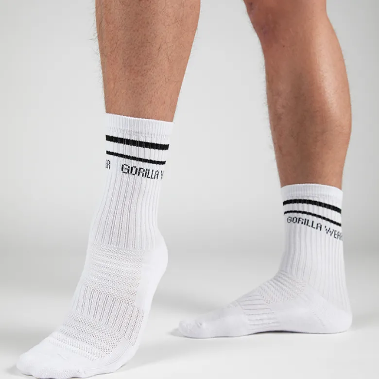 Crew Socks 2-Pack, White