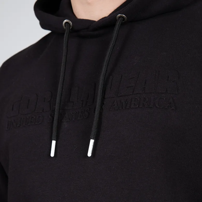 Crowley Oversized Men's Hoodie, Black