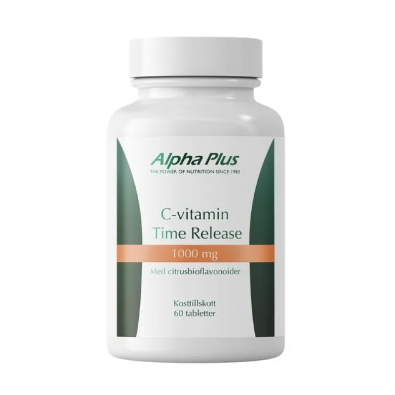 C-vitamin Time Release 1000mg 60 tabletter