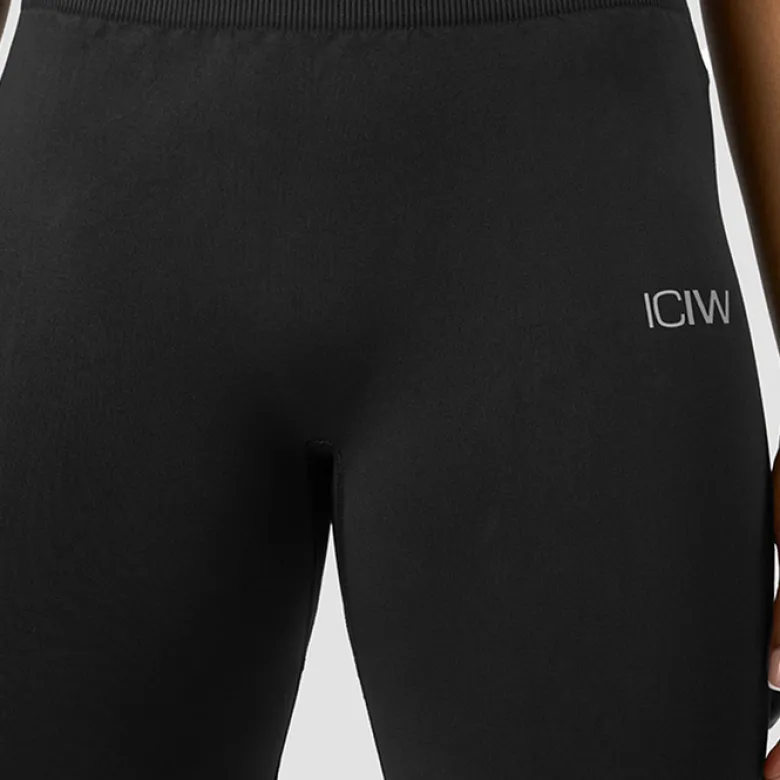 Define Seamless Biker Shorts, Black
