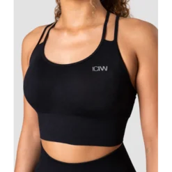 Define Seamless Sports Bra, Black