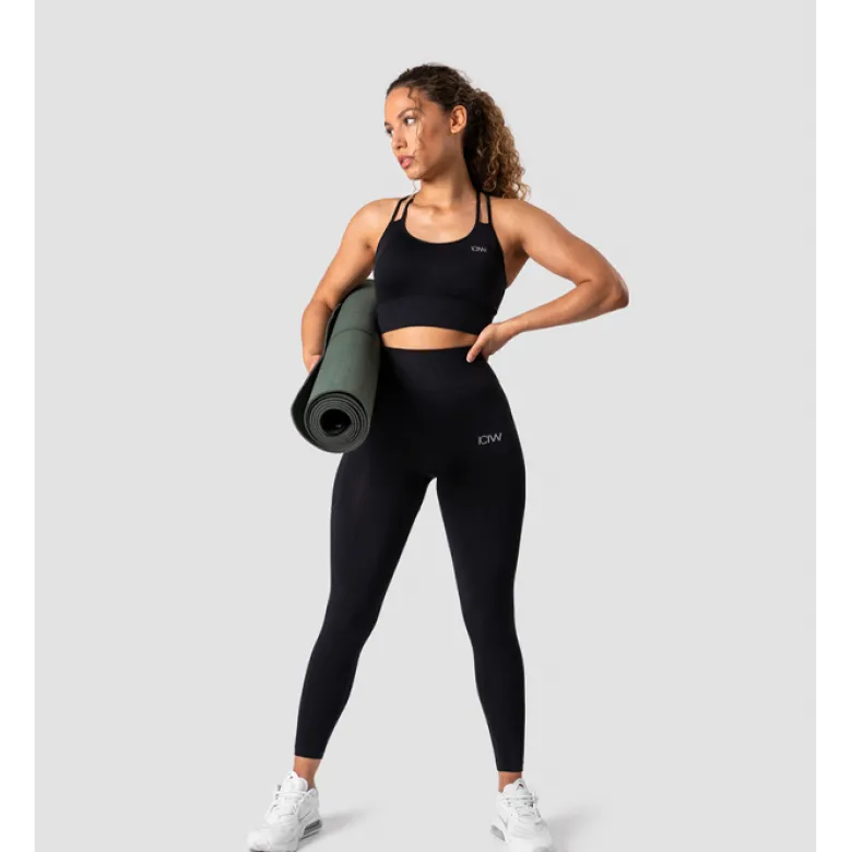 Define Seamless Sports Bra, Black