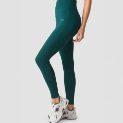 Define Seamless Tights, Petrol Green