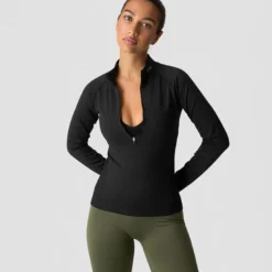 Define Thermal Seamless 1/2 Zip LS, Black