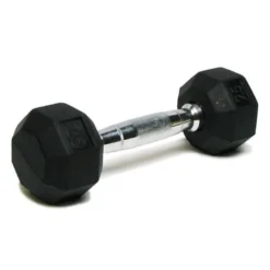 Deluxe Rubber Dumbbell 13,6 kg