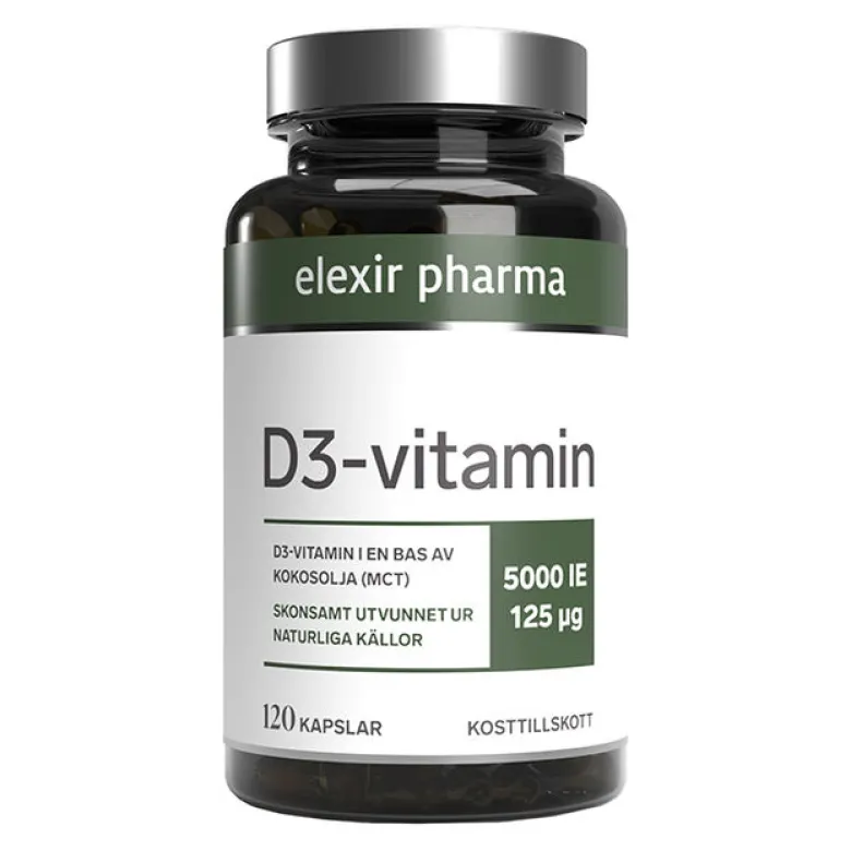 D3-Vitamin 5000IE 120 kapslar