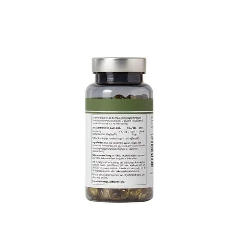 D3-vitamin 2500 IE 180 kapslar
