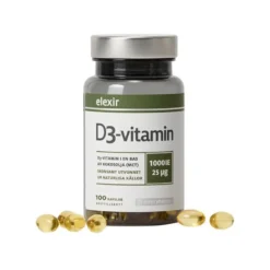 D3-vitamin 25 mcg 1000 IE 100 kapslar