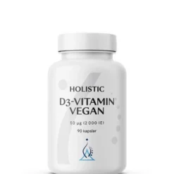 D3-vitamin vegan 2000IE (50 µg) 90 vegetabiliska kapslar