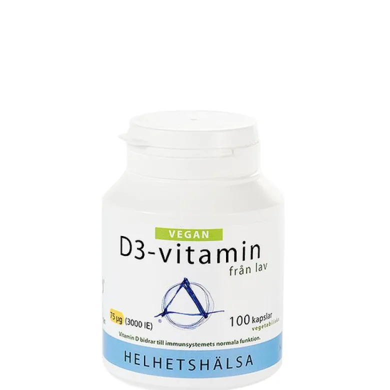D3-vitamin Vegan 75 mcg 3000 IE 100 kapslar