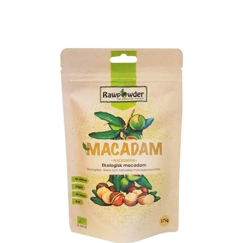Ekologiska Naturella Macadamnötter 175 g
