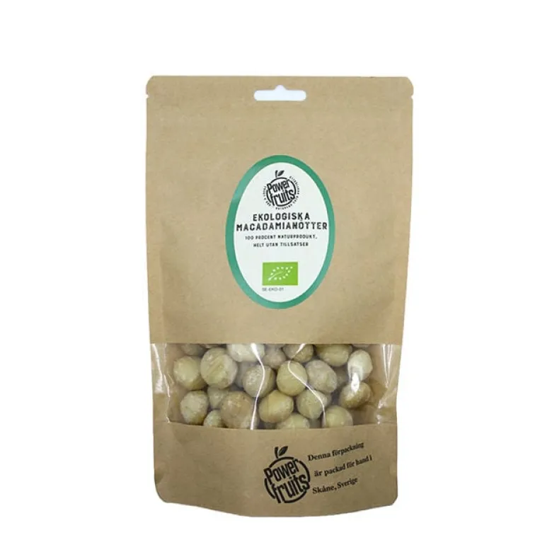 Ekologiska Naturella Macadamianötter 1000 g