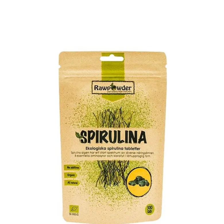 Ekologiska Spirulinatabletter 300 st