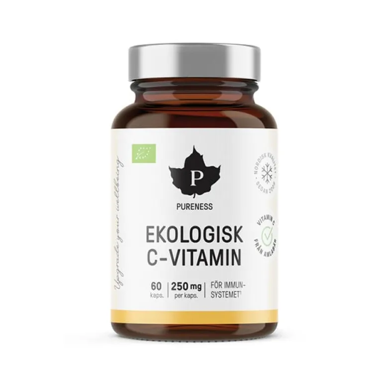 Ekologisk C-vitamin 60 kapslar
