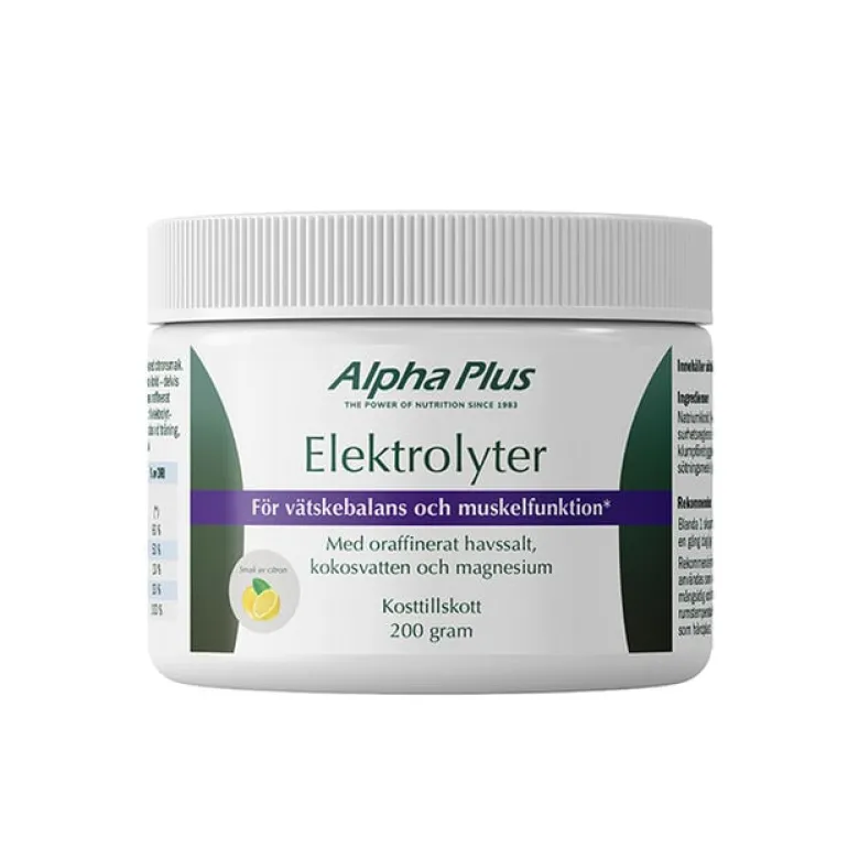 Elektrolyter 200 g citronsmak