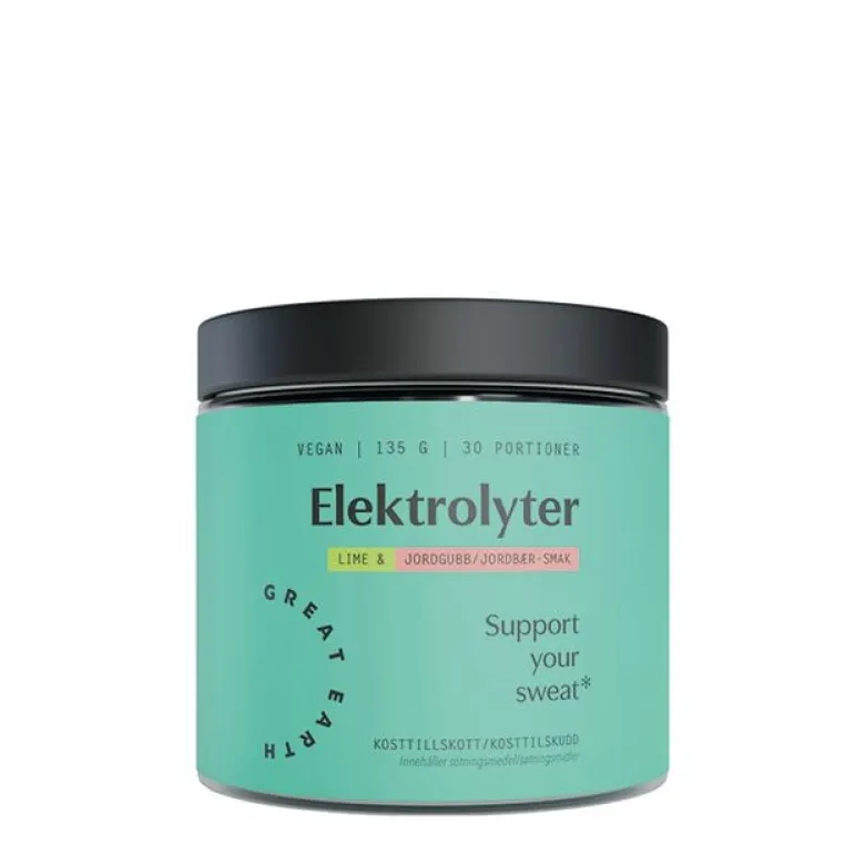 Elektrolyter Jordgubb/Lime 135 g