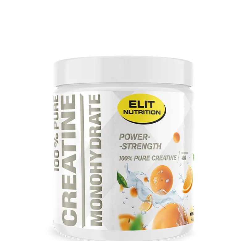 ELIT 100% Pure Creatine monohydrate, 300 g, Orange