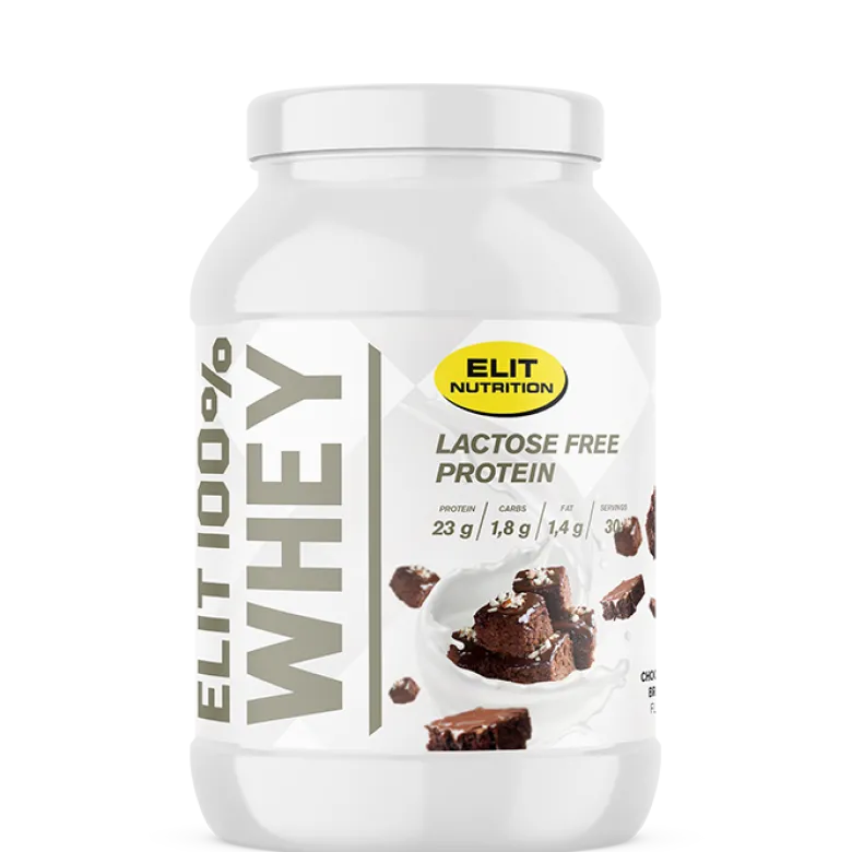 ELIT 100% Whey Lactose free, 900 g, Chocolate Brownie