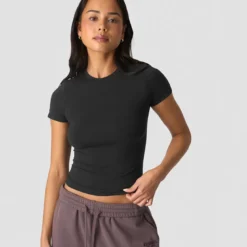 Essence Seamless T-shirt, Black