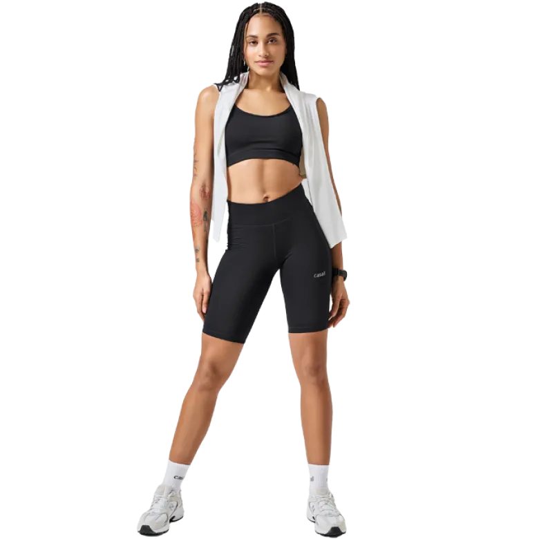 Essential High Waist Bike Tights, Black